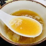 ラーメン香華 - 鰹と鯵 煮干しつけ麺(白醤油)のつけ汁