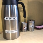 そばの神田東一屋 - コンディメンツ。