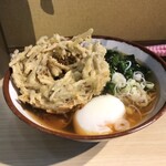 そばの神田東一屋 - アサソバビンボー！　
      朝そば＋ごぼうかき揚げ！　