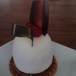 2014年1月訪問時：フロマージュクリュ(\420)…レアチーズケーキです♪