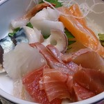 海鮮居酒屋大川 - 大川 ＠葛西 定食のお刺身は8種類