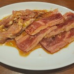 焼肉冷麺やまなか家 - ◆ライスセット plus B元氣カルビ&鶏セセリ