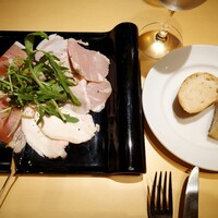 カンブーザ - 生ハムとサラミの盛り合わせ