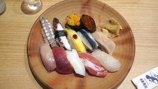 Aduma Zushi - 岡山ジモノ12貫　3,400円