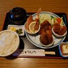 いっしょう - ●ミックスフライ定食　1,500円

を注文してみた

割とガッツリあるよねえ❕