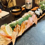 松寿司 - にぎり　特上寿し大皿盛り