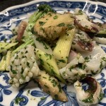 しろくま - ハリイカの強火炒め。