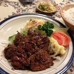 グリルニューコトブキ - 牛ヒレ肉あみ焼定食