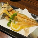 ささいずみ - 後造りアジ唐揚げ　210円