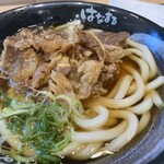 Hanamaru Udon - 牛肉うどん　並
                        キャンペーンで牛肉1.5倍でした