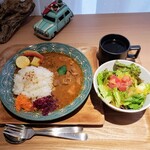 Sea Point YORIMICHI - チキンスープカレーサラダドリンクセット　1270円