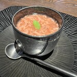 Ryouriya Takanabe - 桜えびの茶碗蒸し
