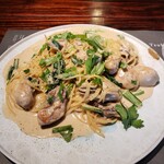 燕三条イタリアンBit - 料理写真:佐渡産 牡蠣のクリームスパゲッティ　2400円