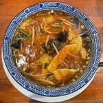 シーアン - 【肉野菜辛子あんかけ麺】