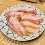Yakiniku Araiya - 2024.3.  ハマポーク豚バラ(塩ダレ)