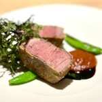 マンサルヴァ - ■富山産猪のコトレッタ
      野趣溢れる猪。髙橋シェフ流のとんかつですね！贅沢！