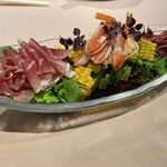 中国料理 旬輝 - アボカド生ハムと蟹のやつ