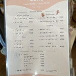 cadode cafe - メニュー