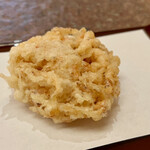 京都祇園 天ぷら八坂圓堂 - 桜海老のかき揚げ