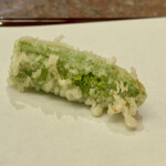 京都祇園 天ぷら八坂圓堂 - うすい豆のコロッケ