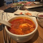 恵比寿焼肉　kintan - 秘伝ユッケジャンスープ