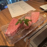 恵比寿焼肉　kintan - 黒毛和牛シャトーブリアンと黒毛和牛トモサンカク
