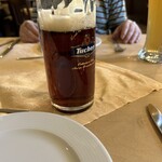 Gasthof Greifen - 黒ビール(冷えててよかった、現地では常温推奨?)