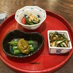 七福 - ・お通しアップ。