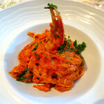 Taormina Sicilian Cuisine - 蟹のトマトクリームパスタ タリアテッレ