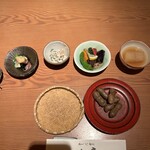 鴨シャブ 竹亭 - お通し