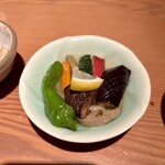 鴨シャブ 竹亭 - お通し