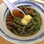 留さんうどん - 14年2月。生姜投入