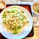 Chuuka Ryouri No Mise Kawai - こちらは野菜チャーハン！！(*≧∀≦*)パラッパラとした米具合もお米自体は美味しく、口に入れると優しい味わい！(*⁰▿⁰*)