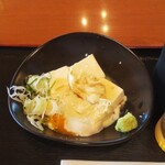 季膳房 - とろ湯葉と絹ごし豆富の温玉添え