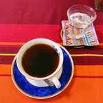 エプロンデカフェ - ホットコーヒー＆お冷