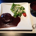 鉄板 松阪屋 - 松坂牛ハンバーグランチ