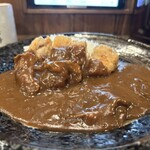 炭火焼和めし処 しんぱち食堂 - チキンカツカレー❗️