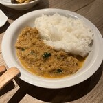 動悸 - スパイス蟹カレー