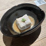 動悸 - お通し　焼胡麻豆腐
