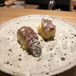 吉花 - 蝦蛄とポレンタ　蝦蛄は塩味強め