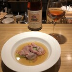 吉花 - しゃぶしゃぶアスパラボリート　旨みスープ