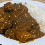 カレーハウス CoCo壱番屋 つくば上横場店 - チキンカレー肉増し　ハーフほうれん草