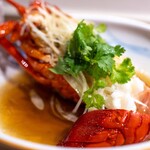 中華ダイニング 一途一心 - 2024.5 静岡初島産380gサイズ活け〆伊勢海老の強火蒸し