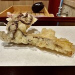 天ぷら たけうち - 原木舞茸