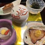 割烹 天ぷら 三太郎 - 前菜の数々