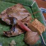 八百亀 - 2014・3　コースを少し変更して下さいました、ノドグロの塩焼き