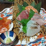 キラクニ - 刺身５種盛