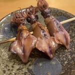 小判寿司 - 蛍烏賊の味噌煮込み炙り