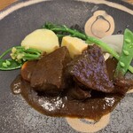 Furenchi Shokudou Ittoku - 本州鹿すね肉の赤ワイン煮込み（＋1,650円）