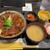 金沢肉食堂 10&10 - 料理写真:ステーキ丼、ご飯中　卵は温泉卵